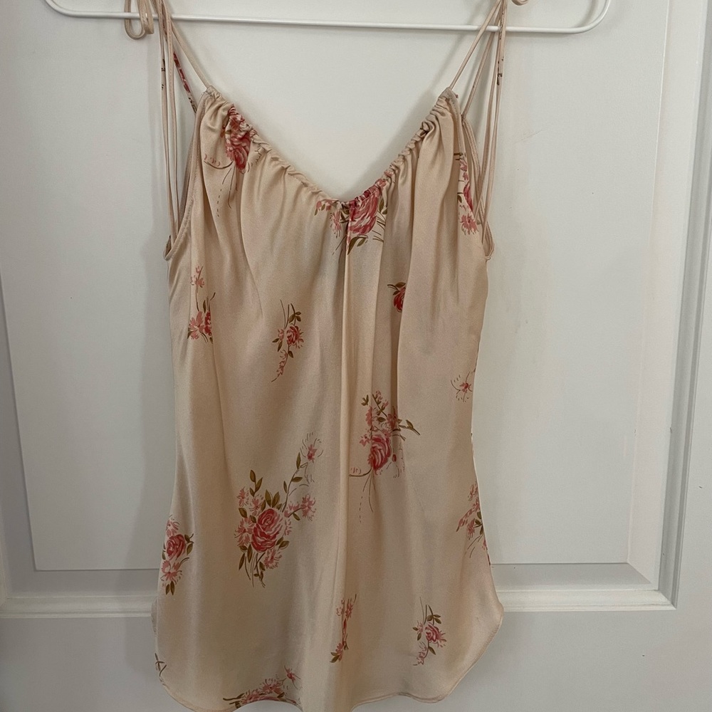 Reformation Silk Tank Top